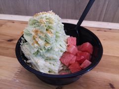 雪花冰（抹茶味）-串妹花式冰粉(乐山总店)