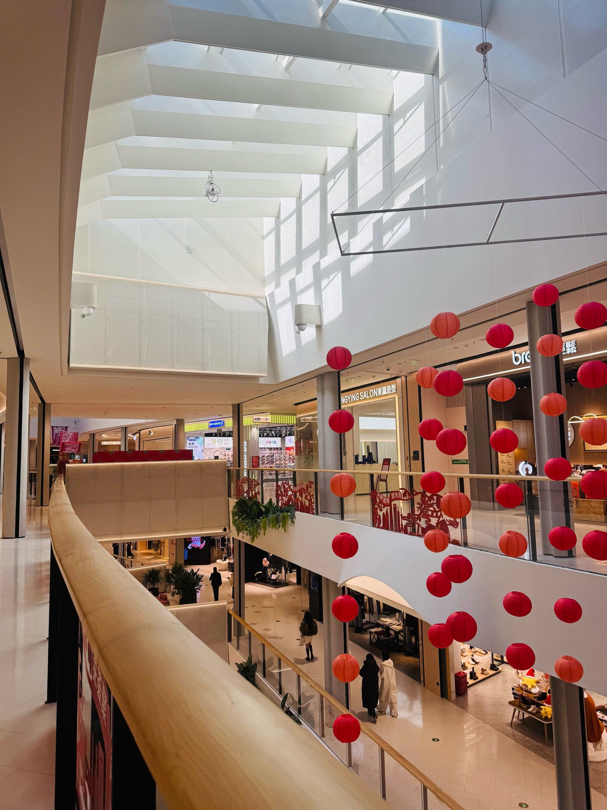 春节前的荟聚购物中心一瞥