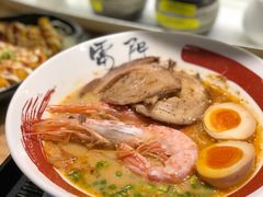 社长原汤拉面双虾双蛋-雷门拉面店(新光天地店)