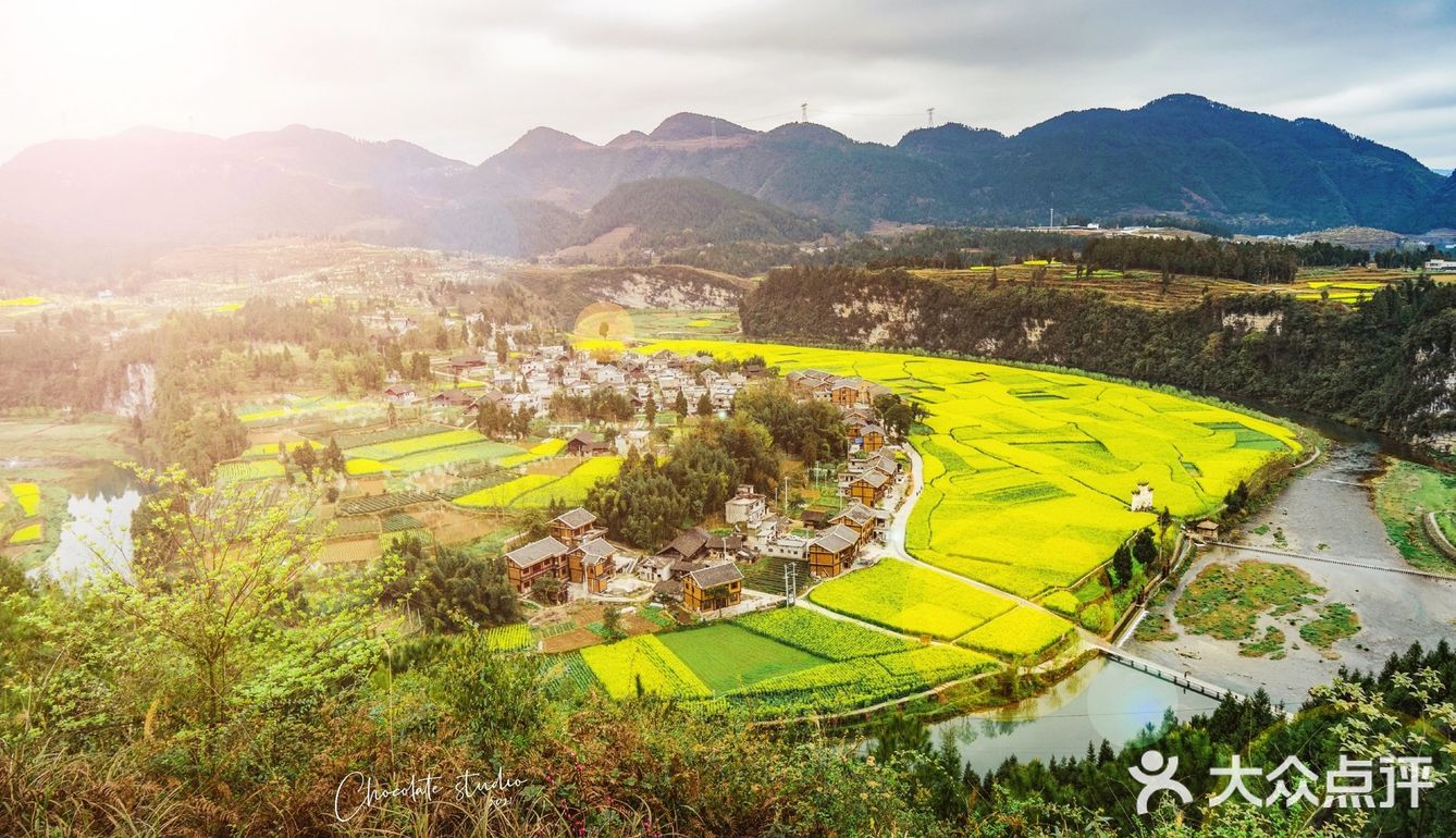 貴州旅行|屬於百年古寨的油菜花春天