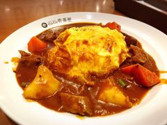 牛肉咖喱蛋包饭-COCO壱番屋(北京平安国际金融中心店)