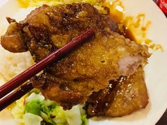 香草腿扒猪扒双拼饭-大圆碗(新兴路店)