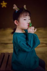 -海岸风光儿童摄影