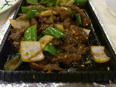 黑椒炒牛仔肉,这个不是一般的辣阿-新东城喜宴海鲜酒家(同德店)