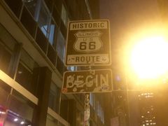 -66号公路起点牌