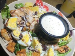 烤鸡肉考博沙拉-机器人火炉披萨