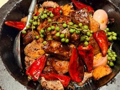 青花椒石锅牛肉粒-吴氏荟THEWOO'S·精致川菜