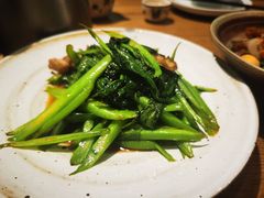 生炒广东菜心-潮粥荟·潮汕砂锅粥(朝阳大悦城店)