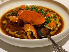 葱油蒸红膏蟹-玫瑰厅上海菜(兴国路店)