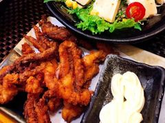 炸鱿鱼脚-百步拉面