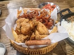 韩式炸鸡-MI WU FACTORY米屋美食工厂餐厅(绿地店)