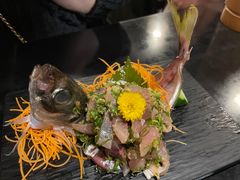 原条池鱼刺身-定食Doraya(骆克道店)