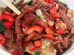 牛肉腰花二合一豆皮-周记热干面豆皮大王(桃花东街店)