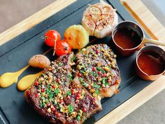 烟熏纯血和牛雪花西冷&nbsp;A5+级-恰餐厅 CHAR Grill&Bar(西安经开洲际店)