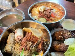 香茅猪颈肉捞粉-海安安越南粉(丹竹頭店)