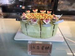 宇治抹茶蛋糕-邊渡咖啡