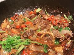 小炒黄牛肉-小隐人家(乐松店)