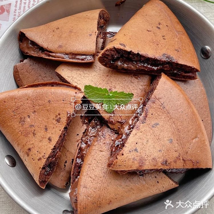 平底锅就ok❗️浓郁爆浆巧克力厚松饼！巨好吃
