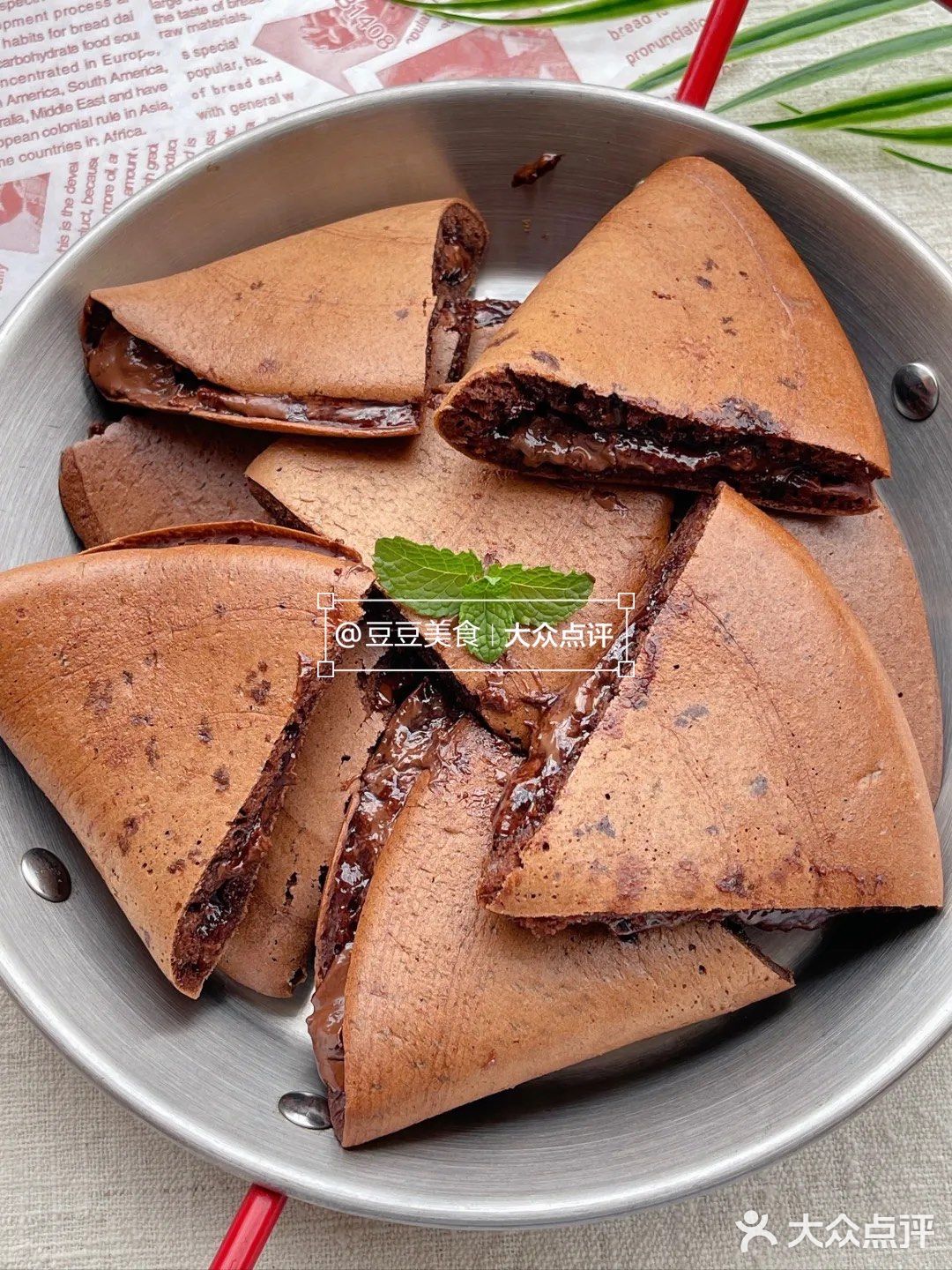 平底锅就ok❗️浓郁爆浆巧克力厚松饼!巨好吃