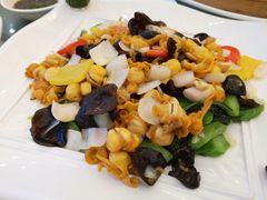 百合芥兰炒鲜瑶柱-龙悦湾酒家·八阵鱼生·渔人码头店