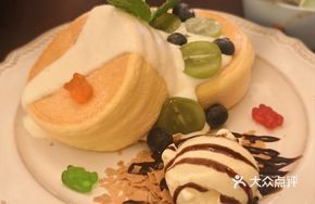 Summer Blueberry and Grape Souffle