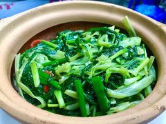 虾酱通菜-凤城康记饭店