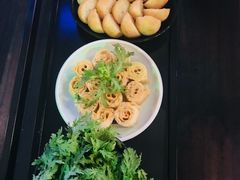 香炸腐皮-左庭右院鲜牛肉火锅(新梅广场店)
