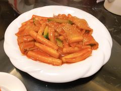 鱼饼炒年糕-桃园中华料理炸酱面(燕儿岛路店)