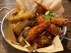 炸鸡翅原味拼甜辣-富乐满韩国正宗炸鸡韩国料理(虹泉路店)