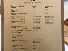 菜单-% Arabica阿拉比卡咖啡(深圳湾万象城店)