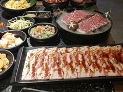 调味猪五花-九田家黑牛烤肉料理(珠江摩尔店)