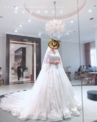 点击看大图 拖尾-南京宝娜嫁衣婚纱礼服馆(中央路店)