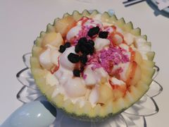 哈密瓜酸奶盅-疆遇·新新新新的新疆菜(万达店)
