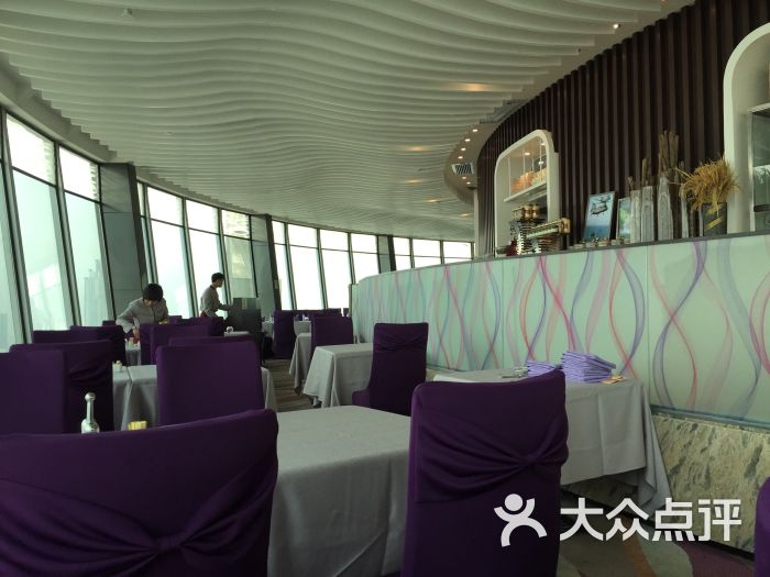 亚洲国际大酒店云顶阁360度旋转餐厅图片 第810张