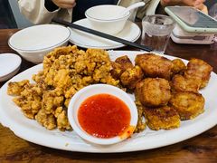 炸醋肉拼炸鸡卷-斯丹姜母鸭·古法干香(泉州总店)