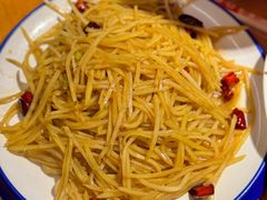 醋溜土豆丝-清风园肘子馆(万家大激店)
