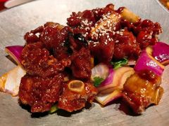 蒜香蜜汁排骨-绿茶餐厅(朝阳大悦城店)