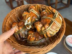 清蒸大闸蟹-蟹村草堂·苏式园林人文农家·大闸蟹