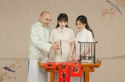 -时光纪亲子全家福照相馆(静安店母女写真父母纪念照)