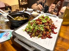 手抓烤羊排-呼吸森林·生态农庄农家乐私房菜