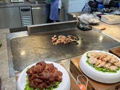 -海派美食·家宴海鲜青岛菜·石锅鲽鱼头(东方城店)