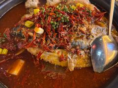 -探鱼·鲜青椒爽麻烤鱼(银泰城店)
