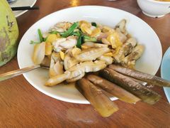 姜葱蛏子-大树下海鲜饭店