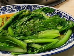 白灼时蔬-九道菜有鸡鱼头(石鼓路店)