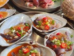 -围炉肉舍•炭烤活鳗•丹东海鲜烤肉(步行街店)