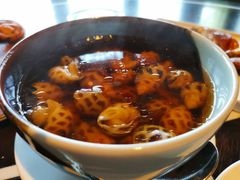 古越陈酿煮花螺-杭州西子湖四季酒店·金沙厅