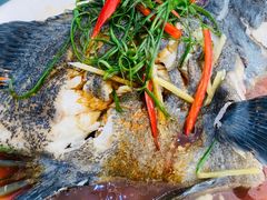清蒸石斑鱼-覃记海鲜美食餐厅