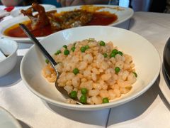 手剥河虾仁小豌豆-玫瑰厅上海菜(兴国路店)
