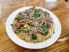 赤肉炒咸面线-正宗普宁豆干坊·洪记砂锅粥(红领巾路店)