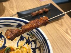 烤现串羊肉-北往西·西安油泼面(万德庄店)
